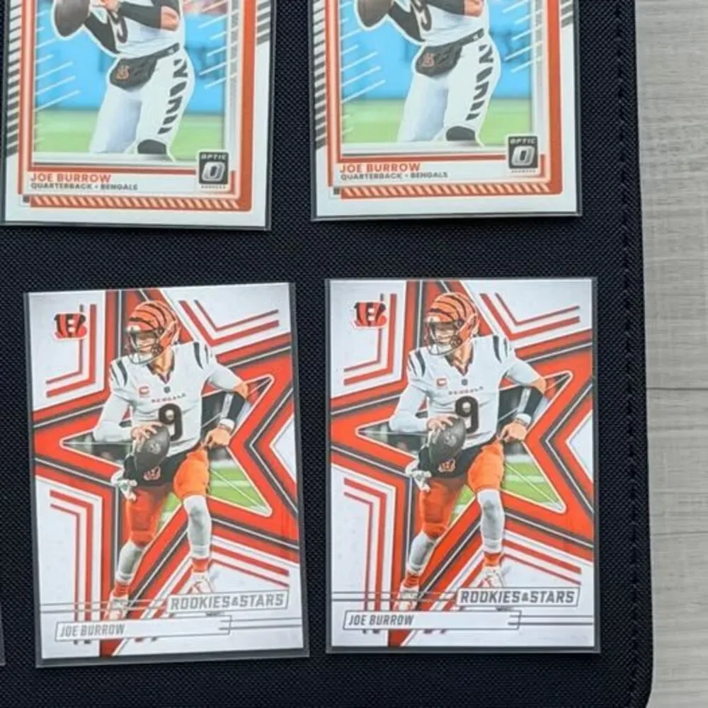 Joe Burrow Bengals Football Card Lot – Optic, Select, Prestige, Revolution, Rook